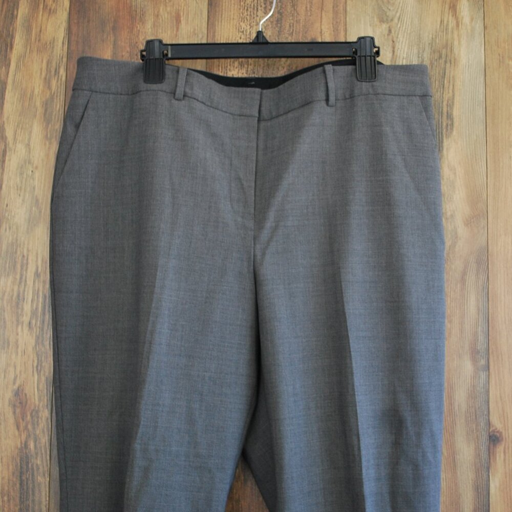 Talbots Plus Size Curvy Gray Dress Pants 16